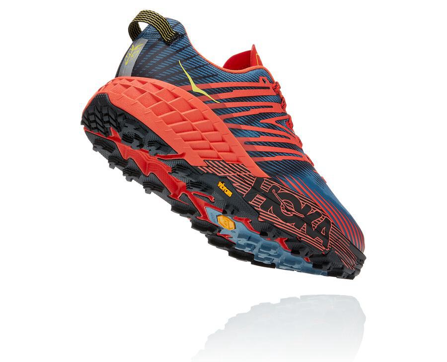 Zapatillas Trail Hoka One One Hombre - Speedgoat 4 - Rojas - BUQ754903